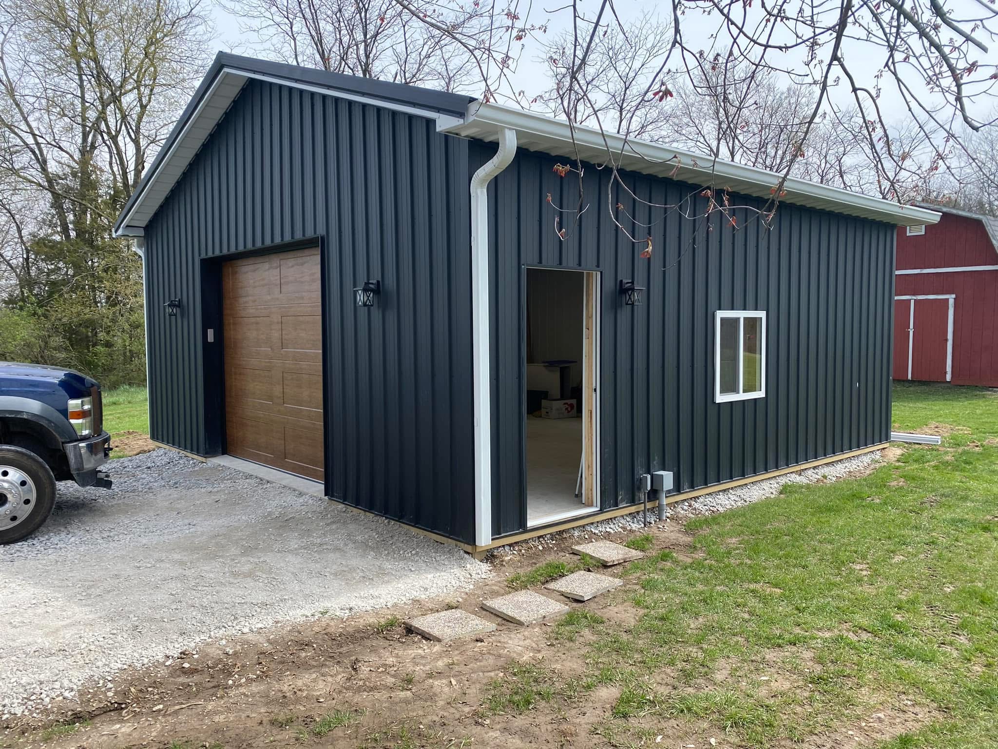 Post-frame building